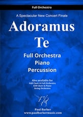 Adoramus Te Orchestra sheet music cover